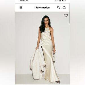 Reformation Jeany Silk Dress size S